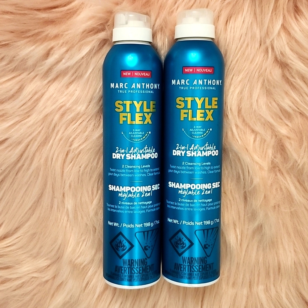Brand New MARC ANTHONY 2in1 ADJUSTABLE DRY SHAMPOO-2CT.